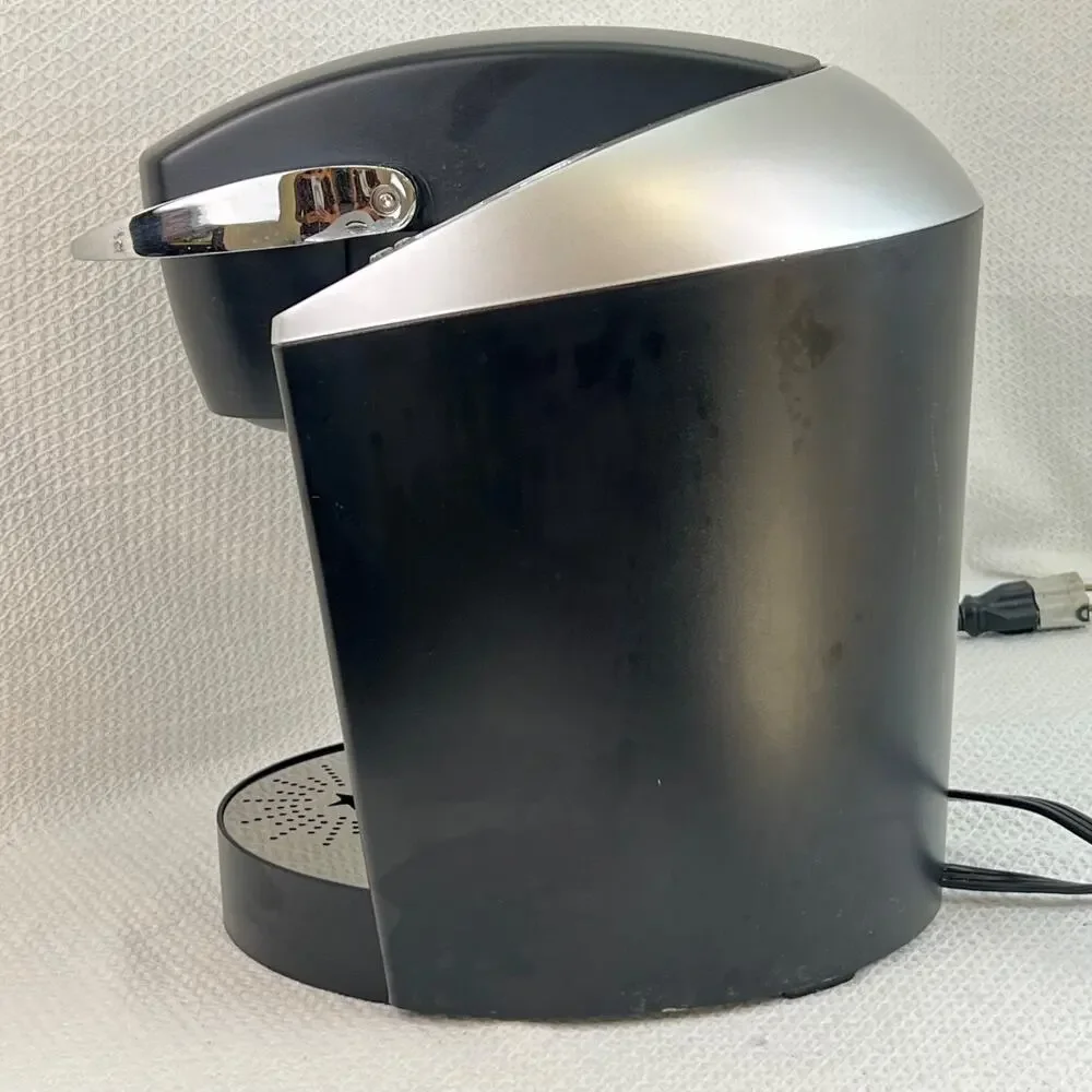 Keurig B60 Programmable K-Cup Coffee Maker Silver Black Tested Works